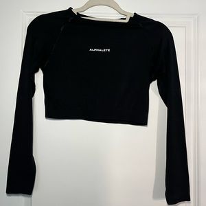 Black Alphalete long sleeve top